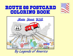 route 66 postcard book