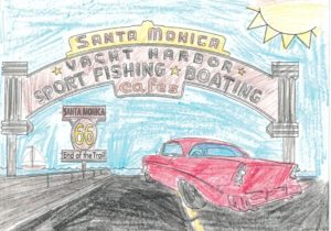 Route 66 Postcards Santa Monica Pier